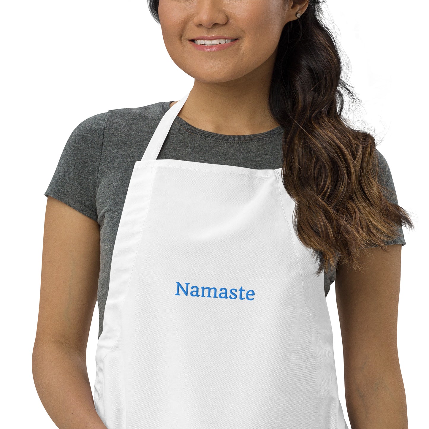 Embroidered Apron / Namaste
