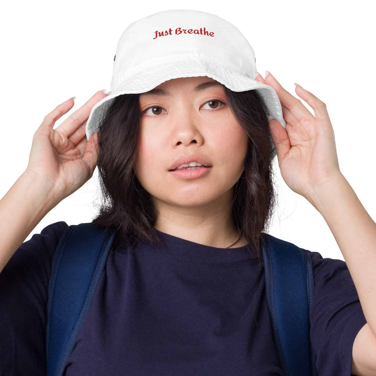 Fashion Bucket Hat Just Breathe