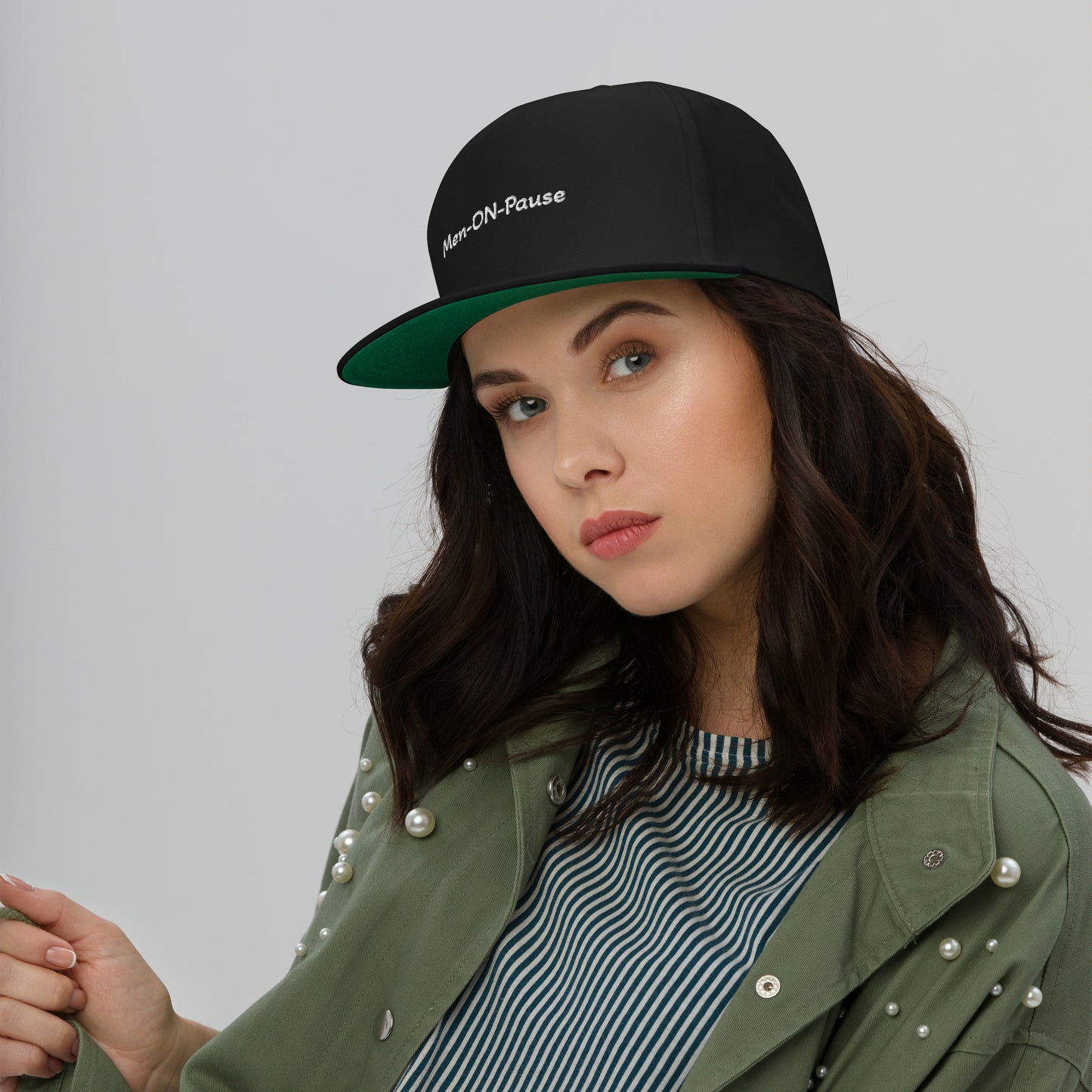 Men-ON-Pause Flat Bill Cap