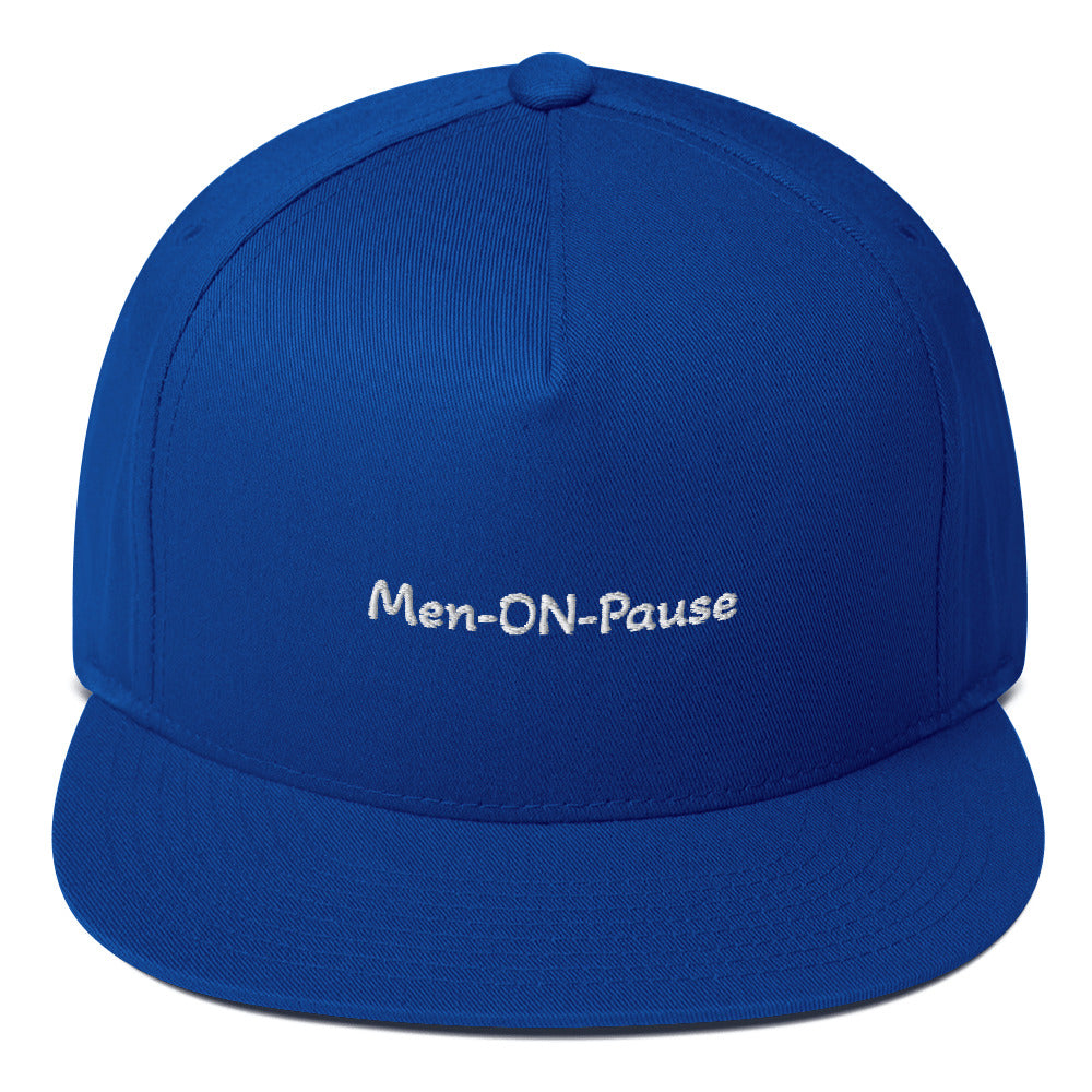 Men-ON-Pause Flat Bill Cap