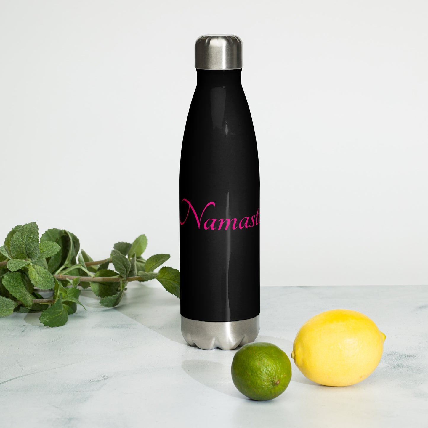 Stainless Steel Water Bottle / Namaste