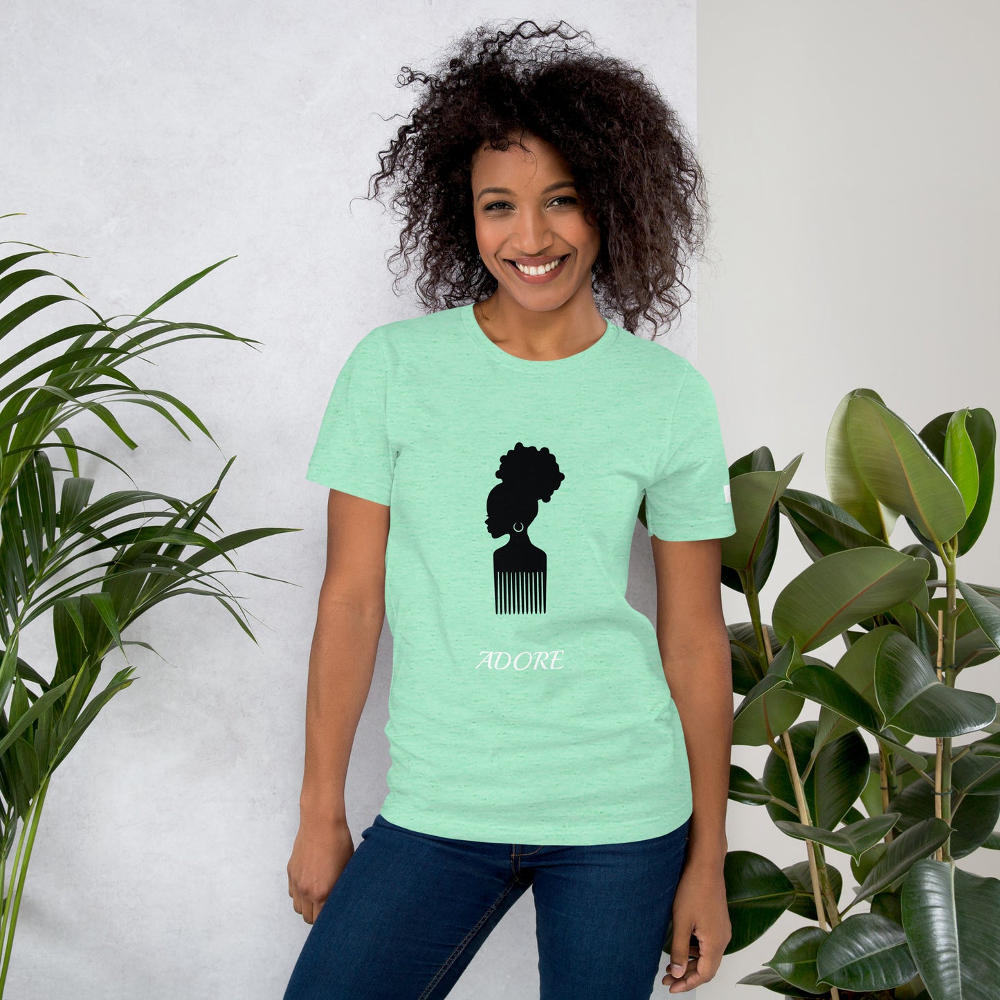 Unisex T-Shirt / Afro Pick - Adore