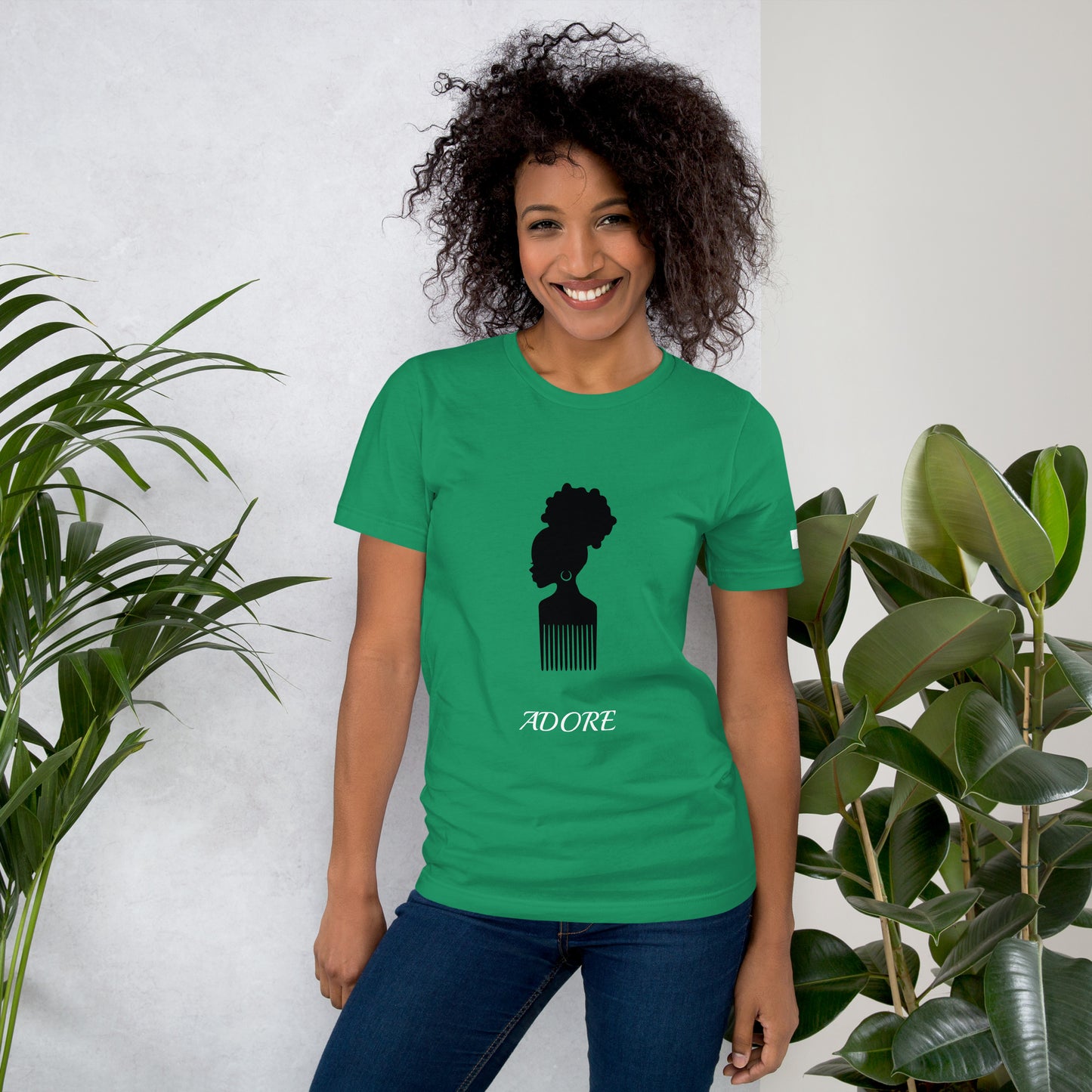 Unisex T-Shirt / Afro Pick - Adore
