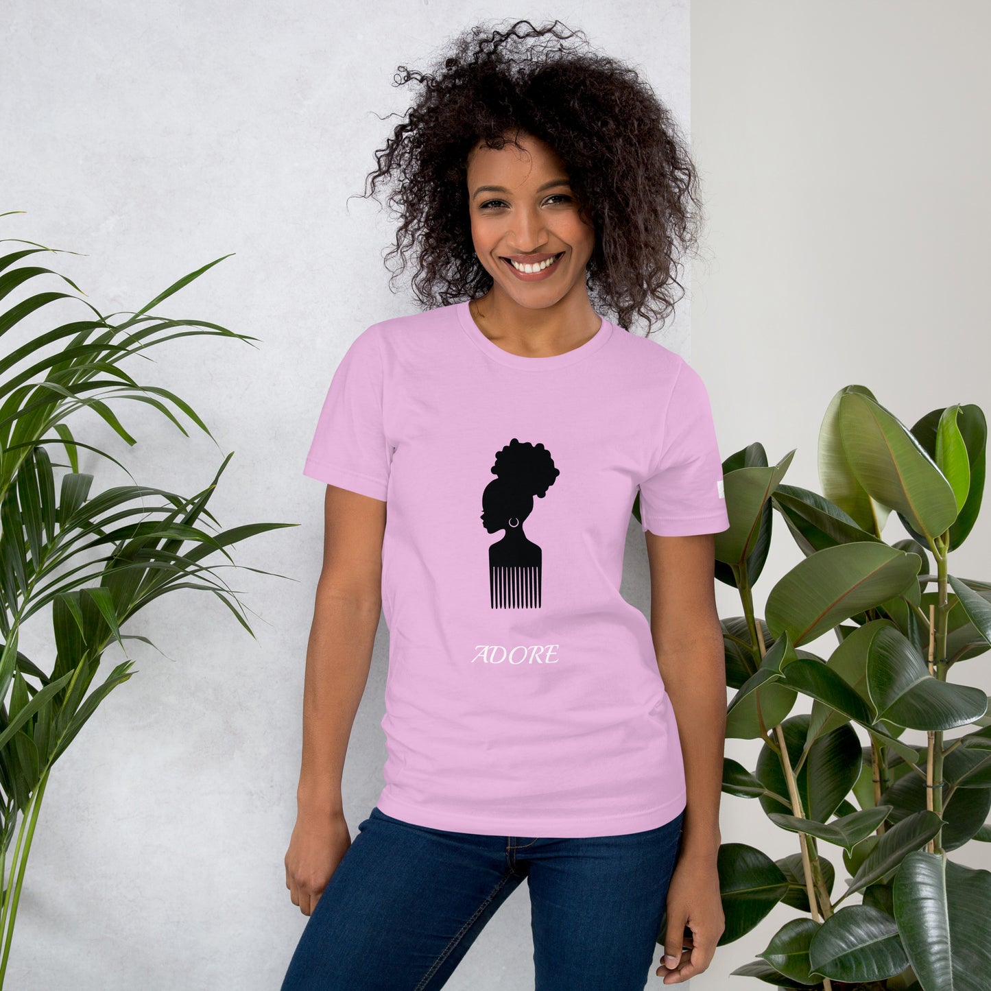 Unisex T-Shirt / Afro Pick - Adore