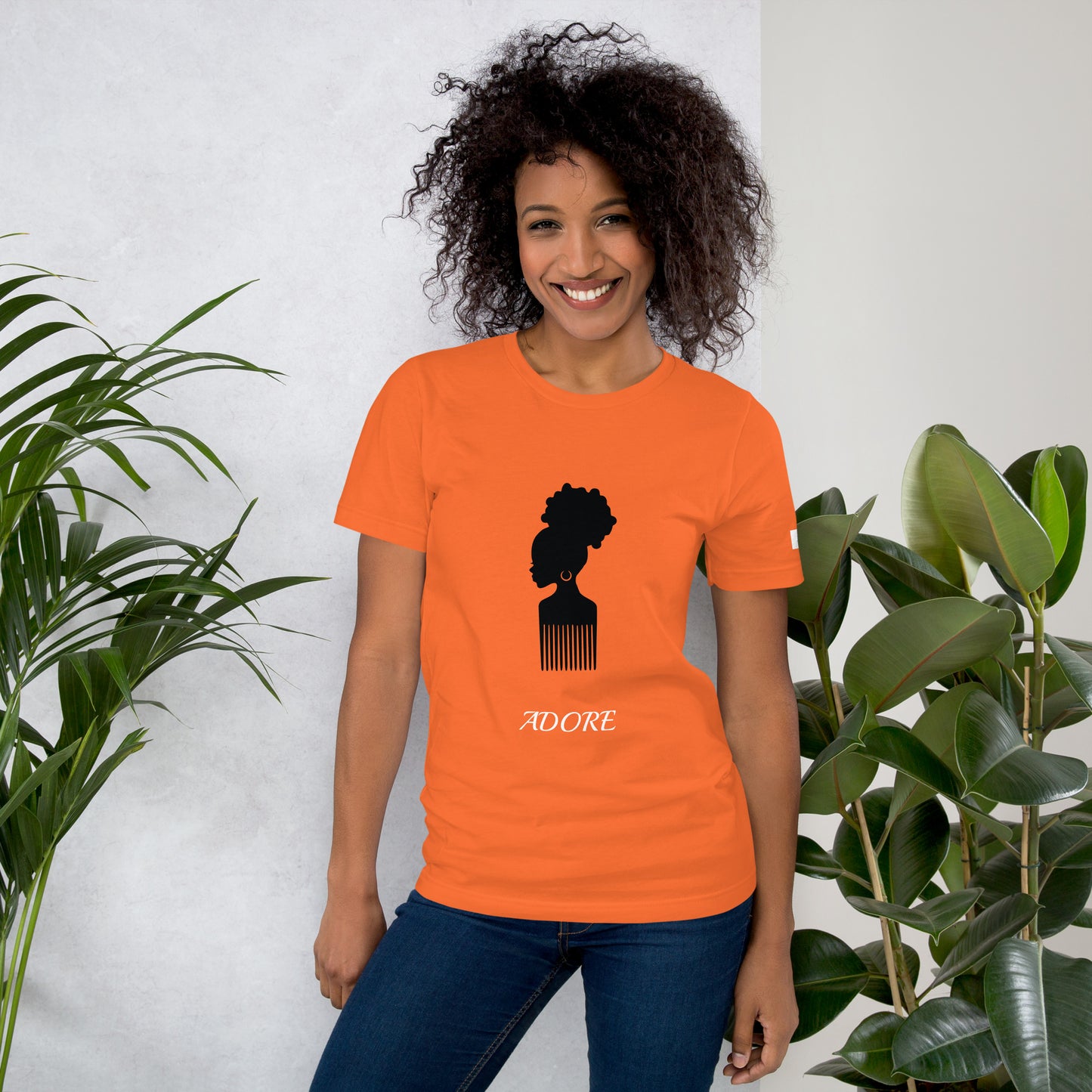 Unisex T-Shirt / Afro Pick - Adore