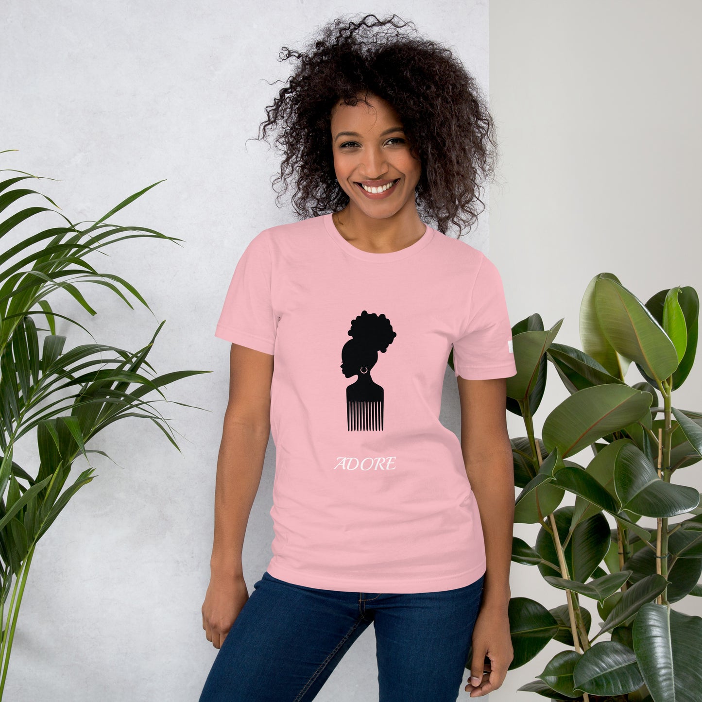 Unisex T-Shirt / Afro Pick - Adore