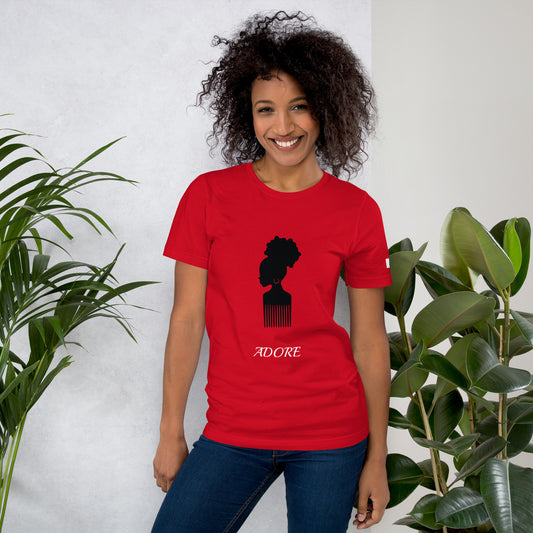 Unisex T-Shirt / Afro Pick - Adore
