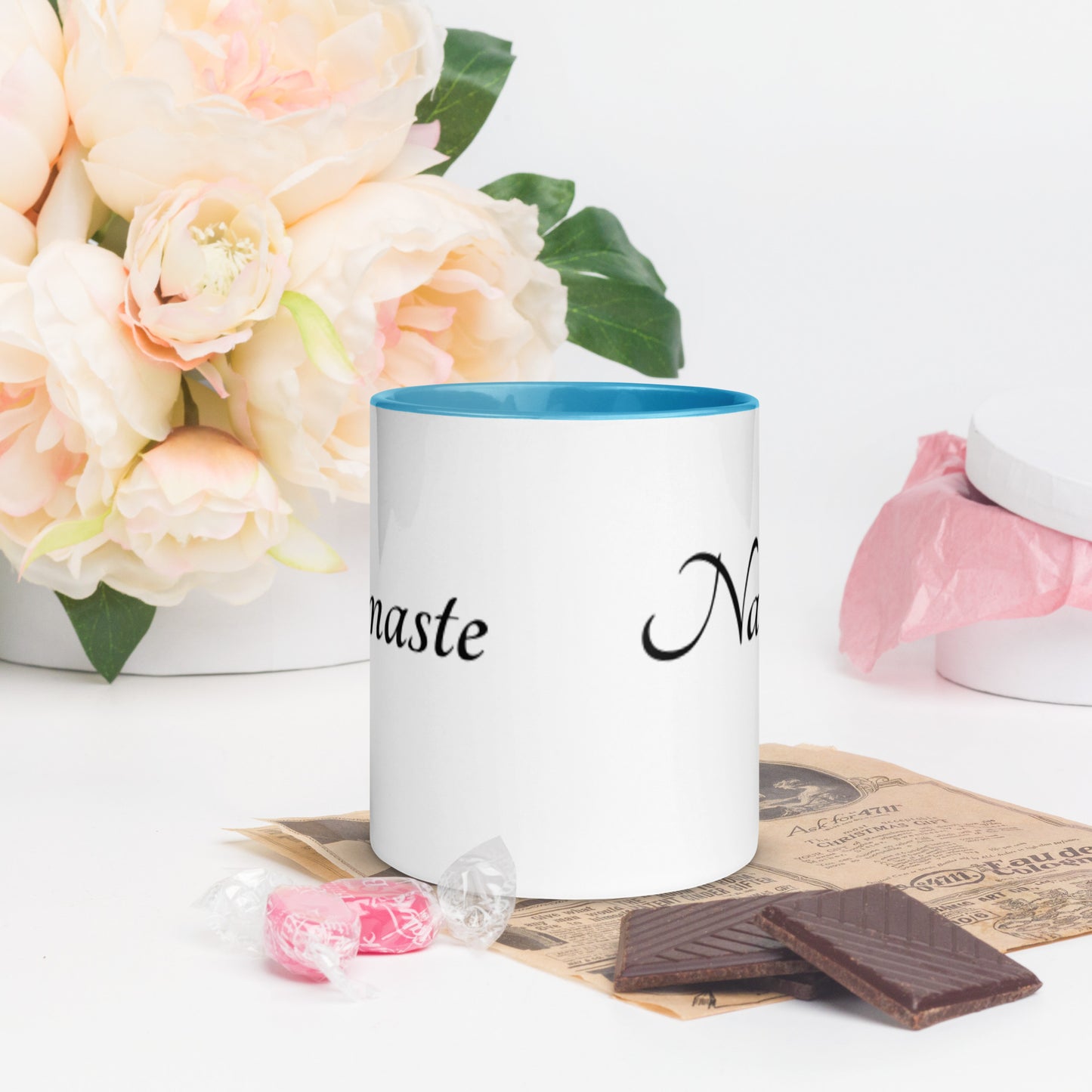 Mug With Color Inside / Namaste