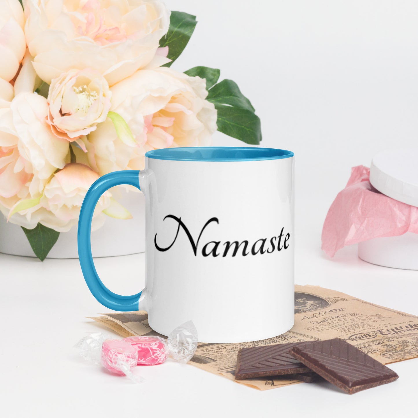 Mug With Color Inside / Namaste