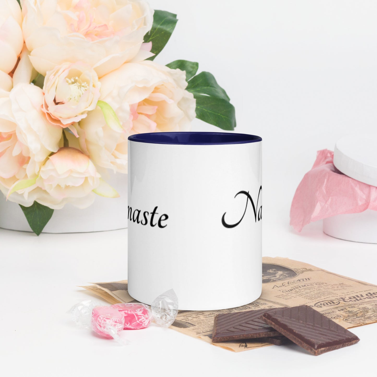 Mug With Color Inside / Namaste