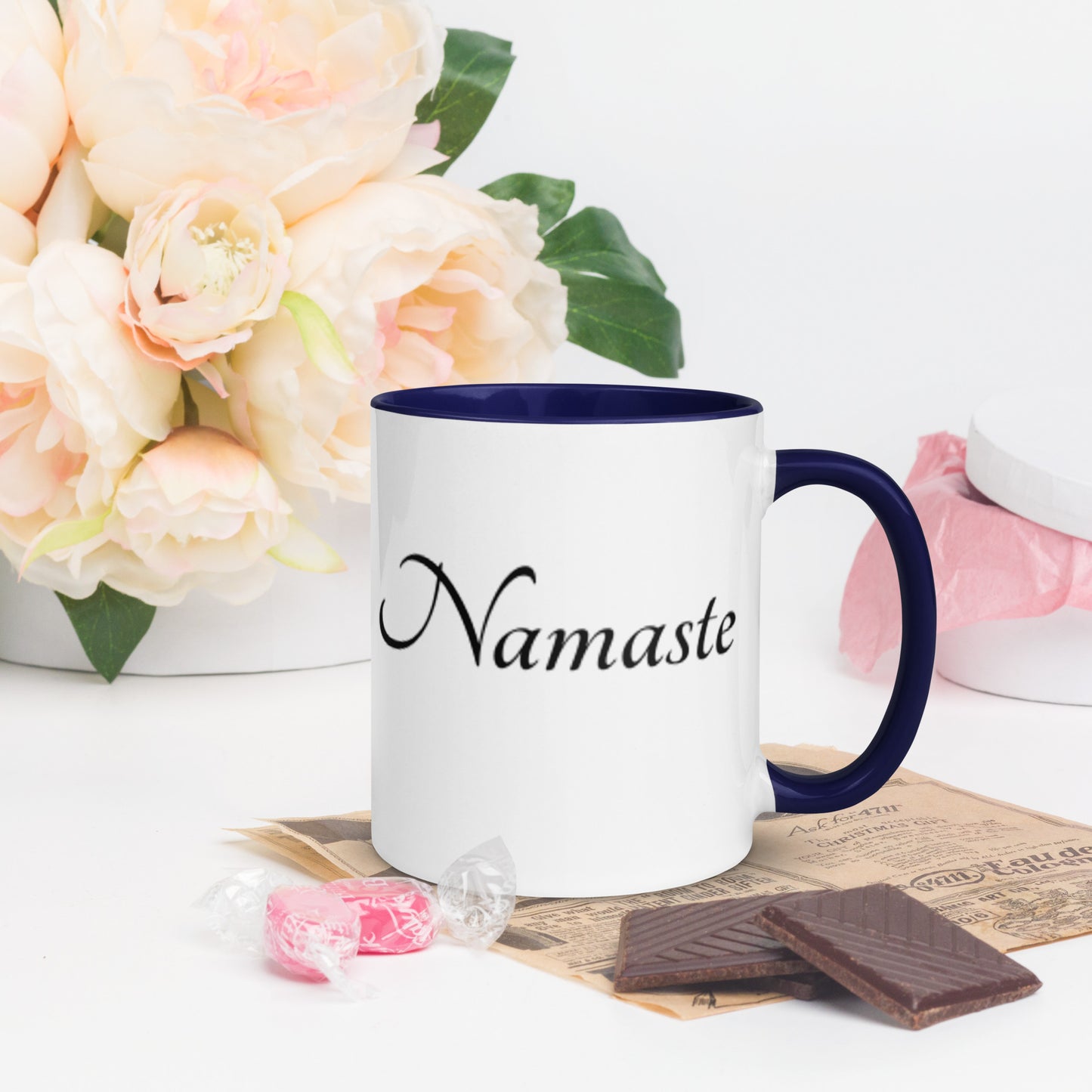 Mug With Color Inside / Namaste