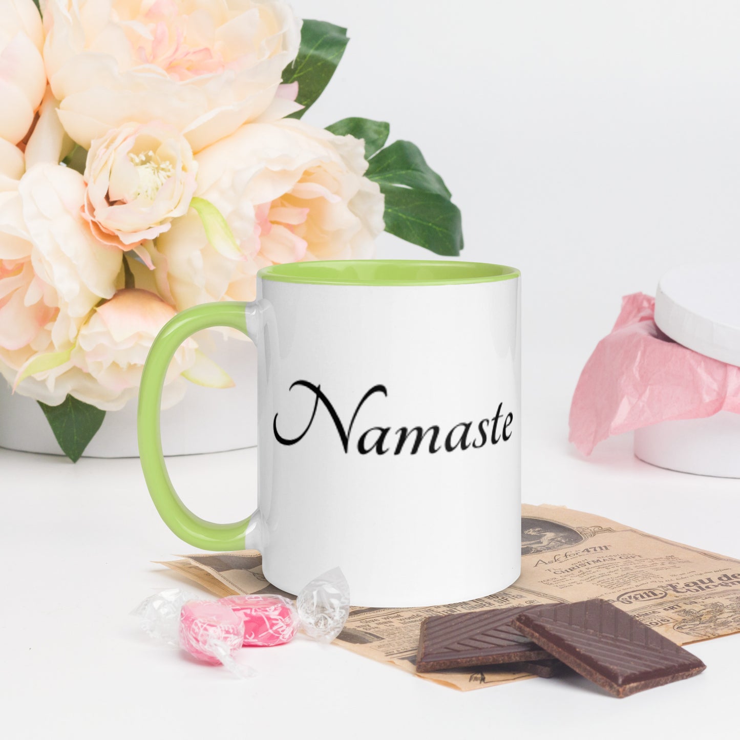 Mug With Color Inside / Namaste