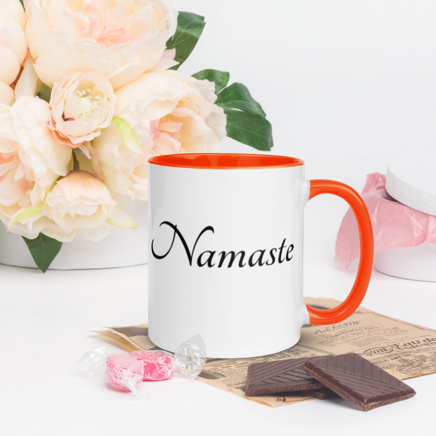 Mug With Color Inside / Namaste