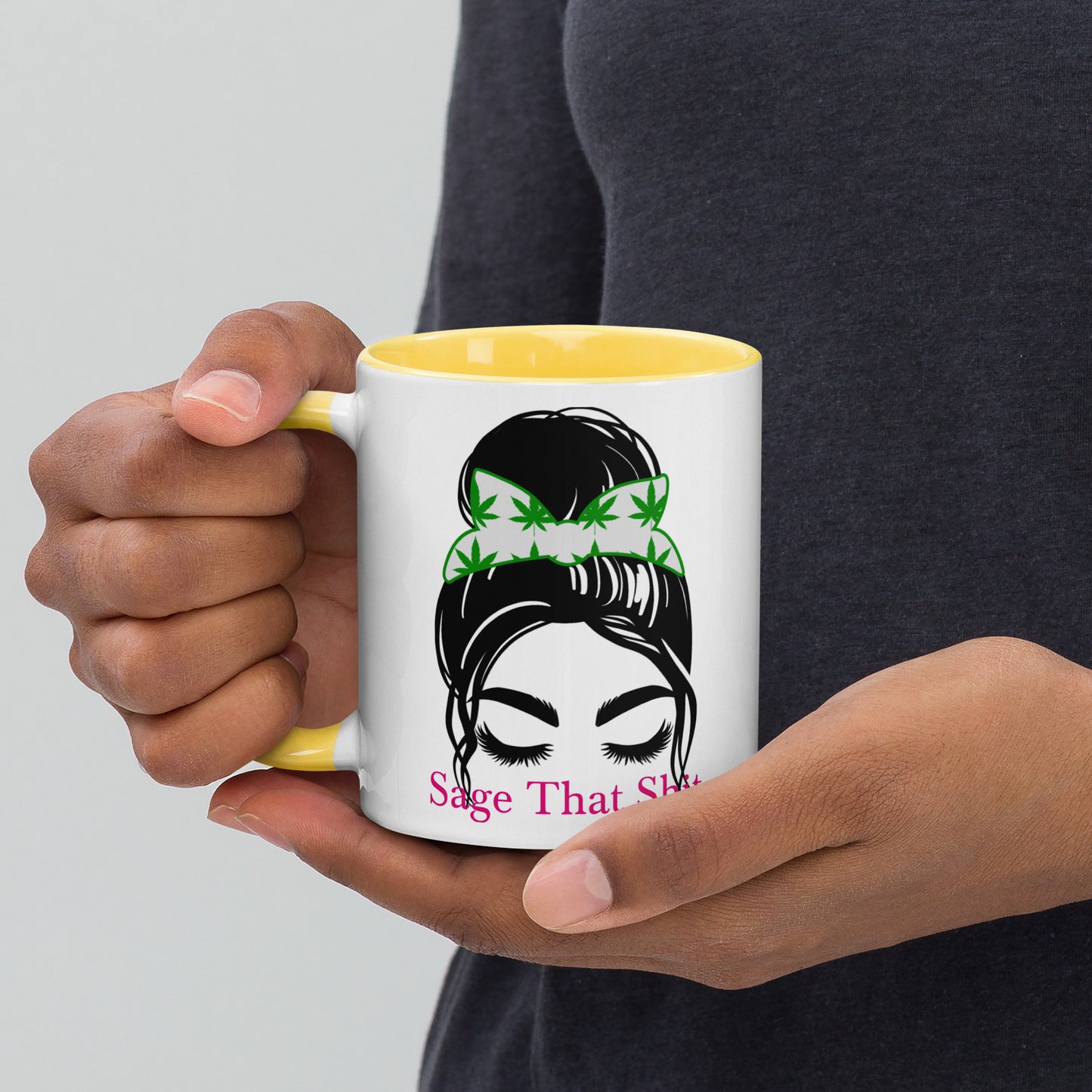 Girl With A Bun Sage That Shit / Mug