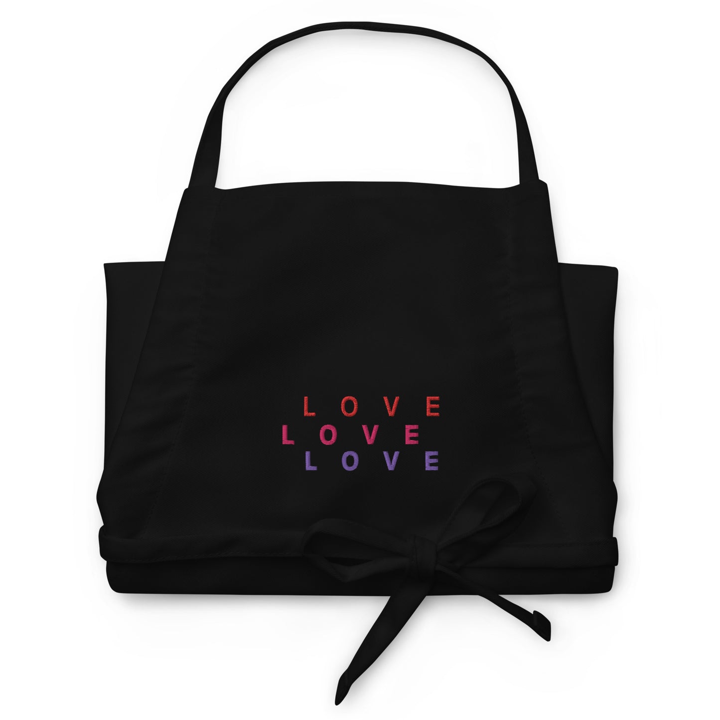 LOVE Embroidered Apron
