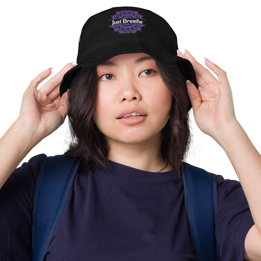 Fashion Bucket Hat Just Breathe