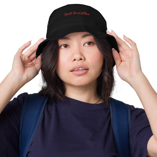 Fashion Bucket Hat Just Breathe