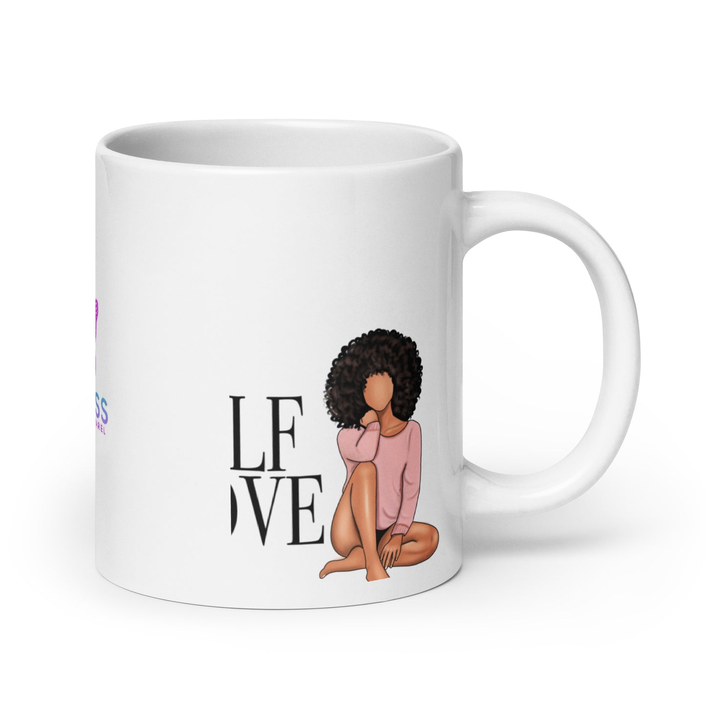 White Glossy Mugs / Self Love
